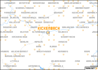 map of Kickenbach