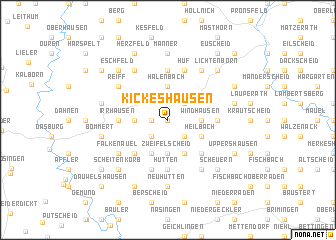 map of Kickeshausen