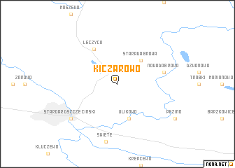 map of Kiczarowo