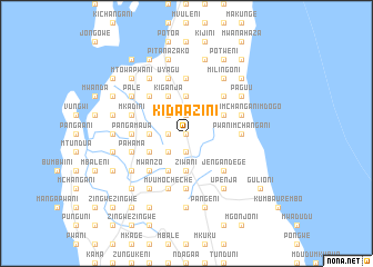map of Kidaazini
