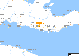 map of Kidala