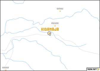 map of Kʼidamaja