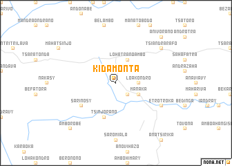map of Kidamonta
