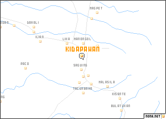 map of Kidapawan
