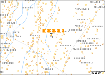 map of Kidarawāla