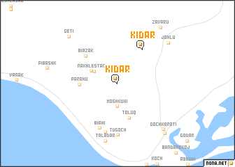 map of Kīdar