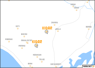 map of Kīdar