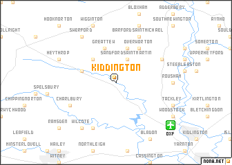 map of Kiddington