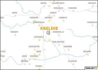 map of Kideleko