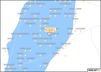 map of Kidèl