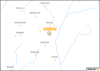 map of Kidevu