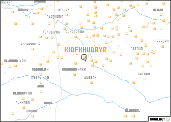 map of Kidf Khuḑayr