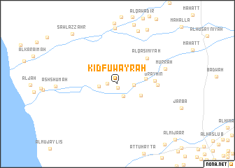 map of Kidf ‘Uwayrah