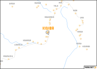 map of Kidiba