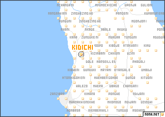 map of Kidichi