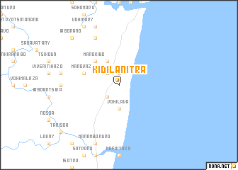 map of Kidilanitra