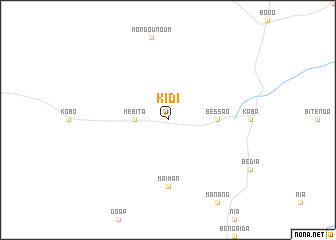 map of Kidi