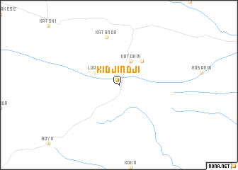 map of Kidjindji