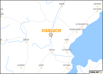 map of Kidoguchi