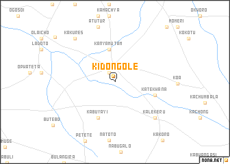 map of Kidongole