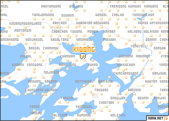 map of Ki-dong