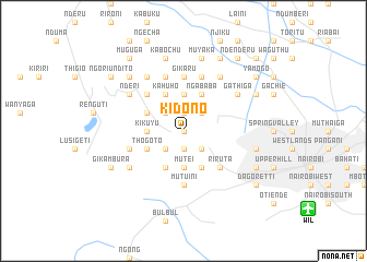 map of Kidono