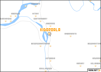 map of Kidoroala