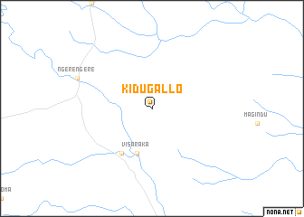 map of Kidugallo