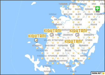 map of Kidutani