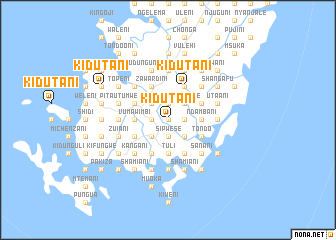 map of Kidutani