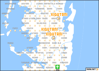 map of Kidutani