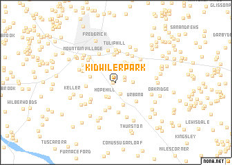 map of Kidwiler Park