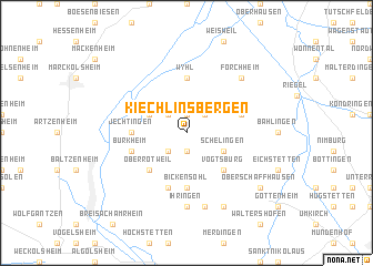 map of Kiechlinsbergen