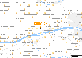map of Kiedrich