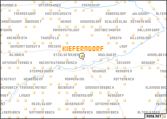 map of Kieferndorf