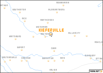 map of Kieferville