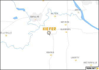 map of Kiefer