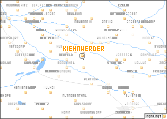 map of Kiehnwerder