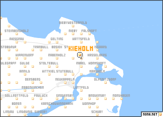 map of Kieholm