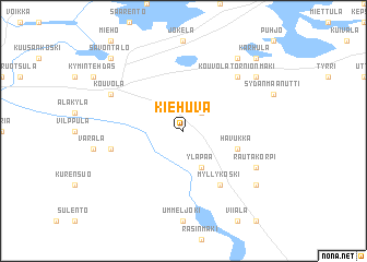map of Kiehuva