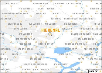 map of Kiekemal