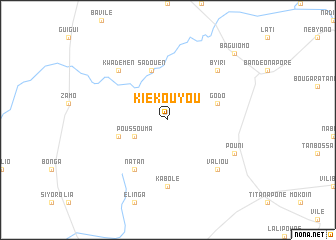 map of Kiékouyou