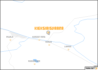 map of Kieksiäisvaara