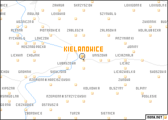 map of Kielanowice