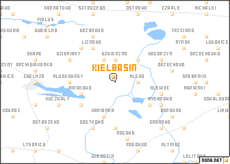 map of Kiełbasin