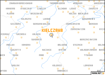 map of Kielczawa