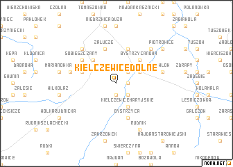 map of Kiełczewice Dolne