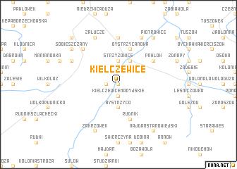 map of Kiełczewice