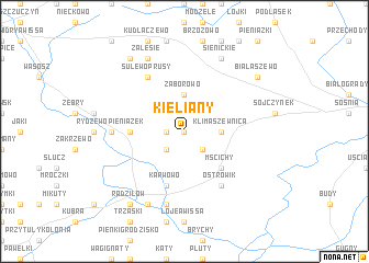 map of Kieliany