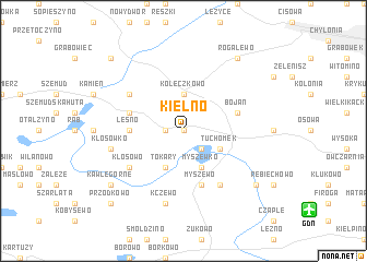 map of Kielno